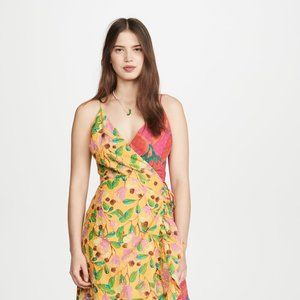 Farm Rio Garden Mix Wrap Dress